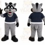 Gray Raccoon Mascot Costume