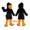 Black Raven Mascot Costume Black Raven Mascot Costume