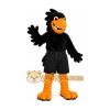 Black Raven Mascot Costume Black Raven Mascot Costume