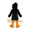 Black Raven Mascot Costume Black Raven Mascot Costume