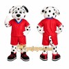 Dalmatian Red Jersey Mascot Costume Dalmatian Red Jersey Mascot Costume