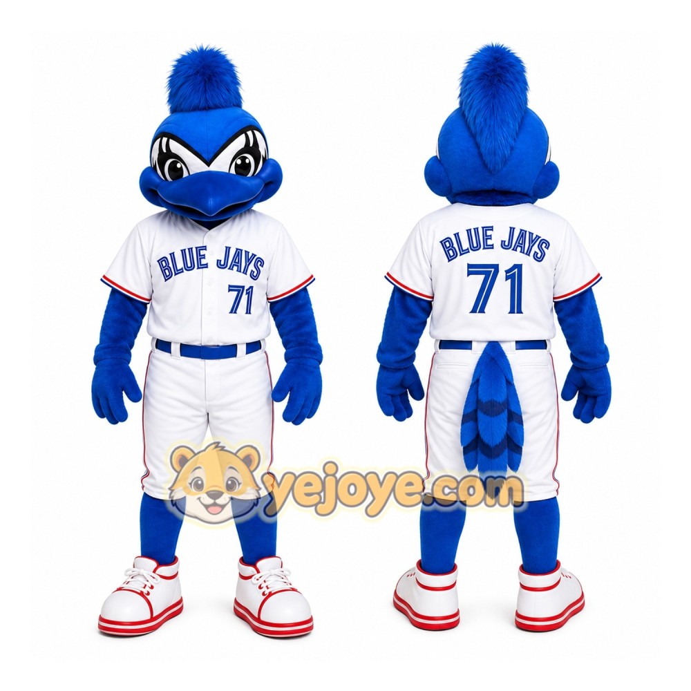 Blue Jay Bird Mascot Costume Adult Size