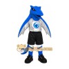 Blue Shark Hockey Mascot Costume