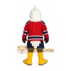 Eagle Red Jersey Mascot Costume