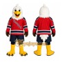 Eagle Red Jersey Mascot Costume