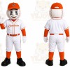 Orange Baseball Boy Mascot Costume