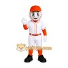 Orange Baseball Boy Mascot Costume