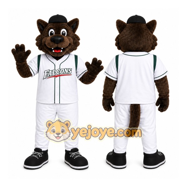 Cartoon Wolf Mascot Costume