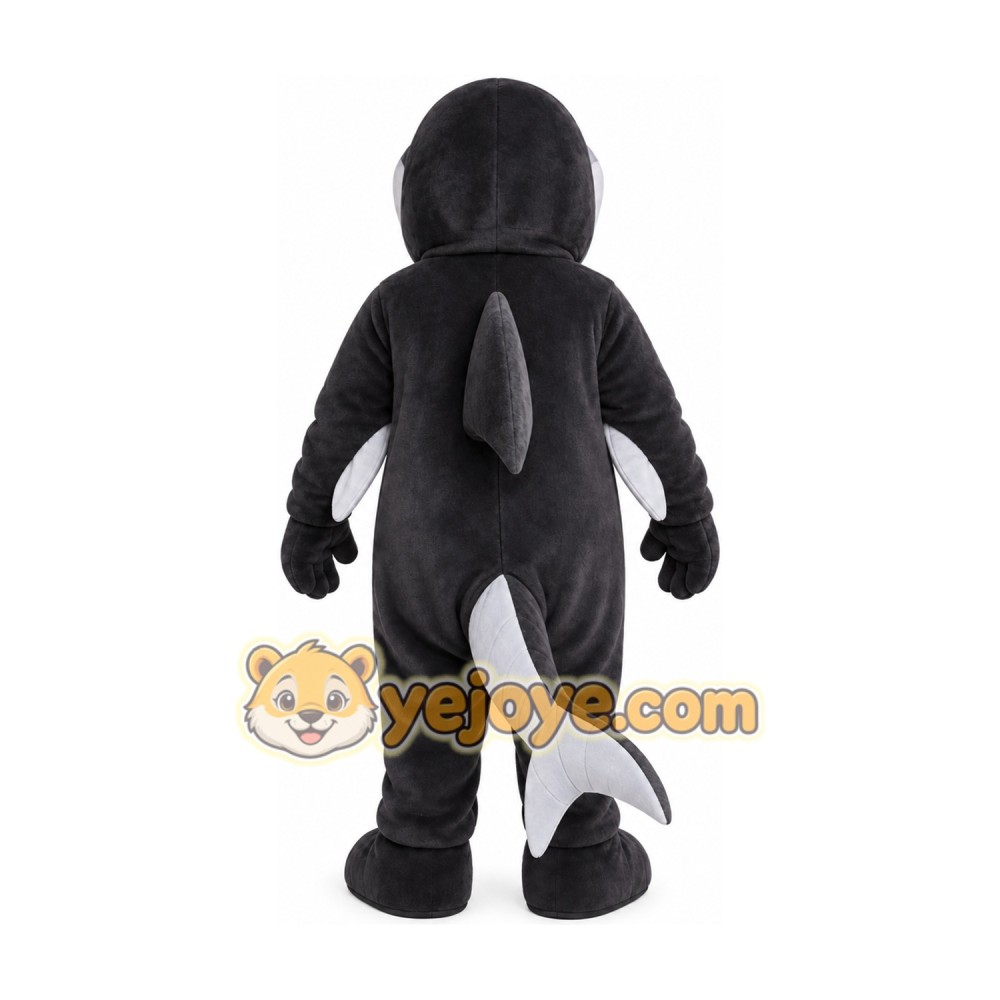 Black Shark Mascot Costume Black Shark Mascot Costume