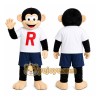 Monkey R Shirt Mascot Costume Monkey R Shirt Mascot Costume