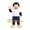 Monkey R Shirt Mascot Costume Monkey R Shirt Mascot Costume