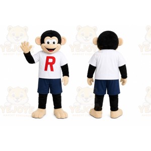 Monkey R Shirt Mascot Costume