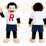 Monkey R Shirt Mascot Costume