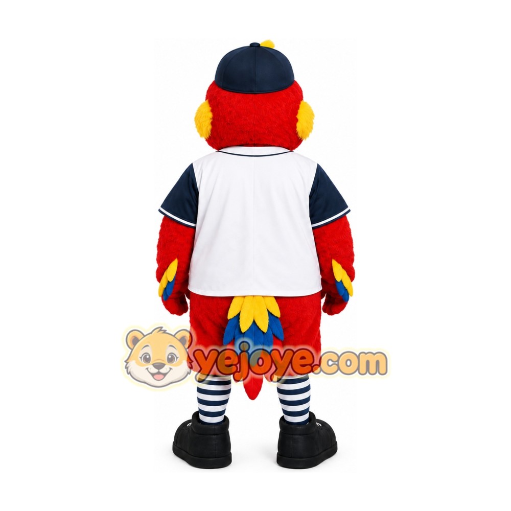 Colorful Tropical Parrot Mascot Costume Colorful Tropical Parrot Mascot Costume