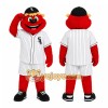Red Baseball Boy Mascot Costume Red Baseball Boy Mascot Costume