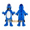 Cute Blue Dinosaur Mascot Costume Adult Size