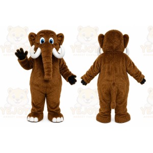 Brown Mammoth Mascot Costume