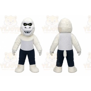 White Yeti Mascot Costume