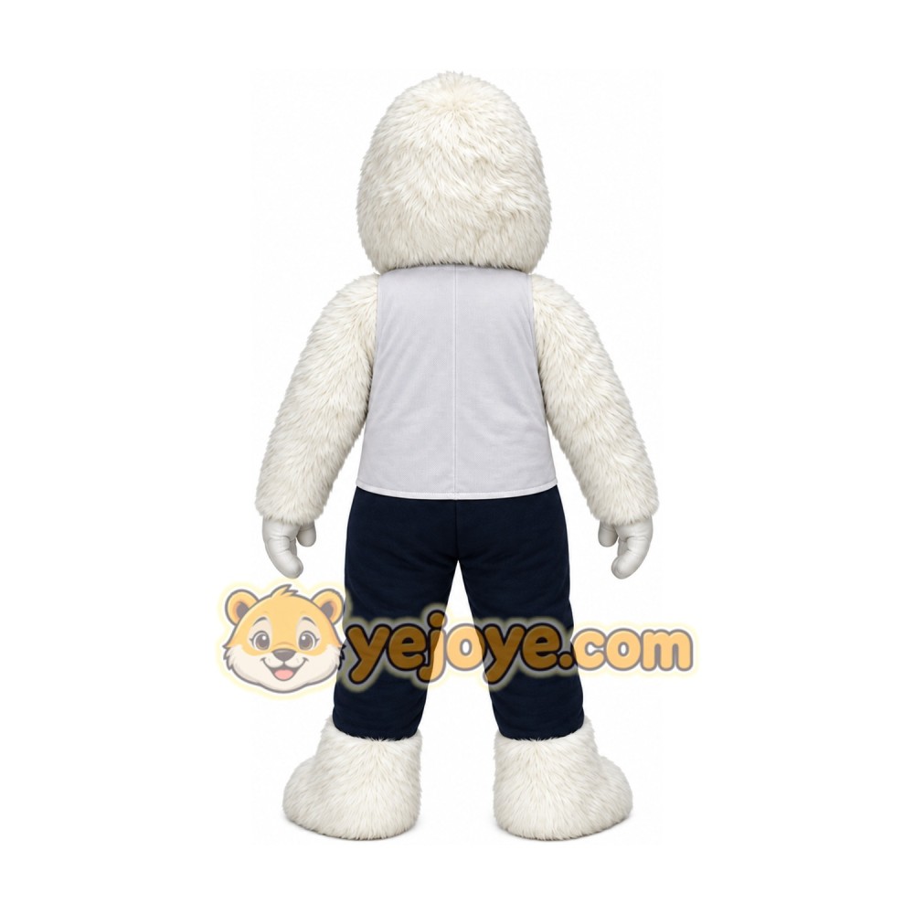 White Yeti Mascot Costume