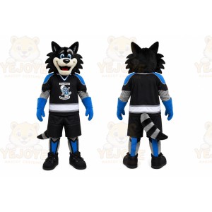 Black Wolf Sports Mascot Costume