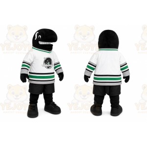 Black and White Orca Mascot Costume Adult Size