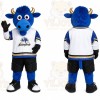 Blue Bull Sports Mascot Costume