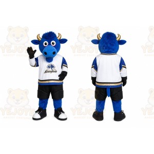 Blue Bull Sports Mascot Costume