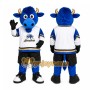 Blue Bull Sports Mascot Costume