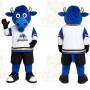 Blue Bull Sports Mascot Costume
