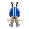 Black and White Badger Mascot Costume Black and White Badger Mascot Costume