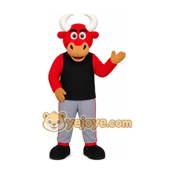 Red Bull Mascot Costume