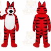 Red Tiger Mascot Costume