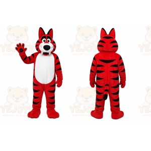 Red Tiger Mascot Costume