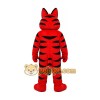 Red Tiger Mascot Costume Red Tiger Mascot Costume
