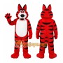 Red Tiger Mascot Costume