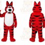 Red Tiger Mascot Costume