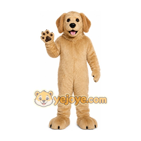 Beige Puppy Mascot Costume