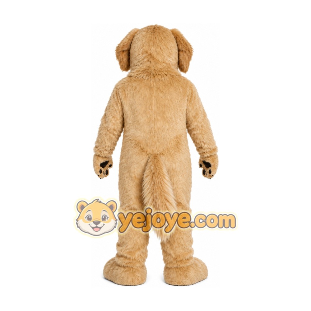 Beige Puppy Mascot Costume
