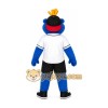 Blue Furry Monster Mascot Costume Blue Furry Monster Mascot Costume
