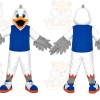 Eagle Cheerleader Mascot Costume