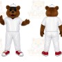 White Bear Mascot Costume