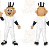 Cartoon Baseball Mascot Costume Adult Size