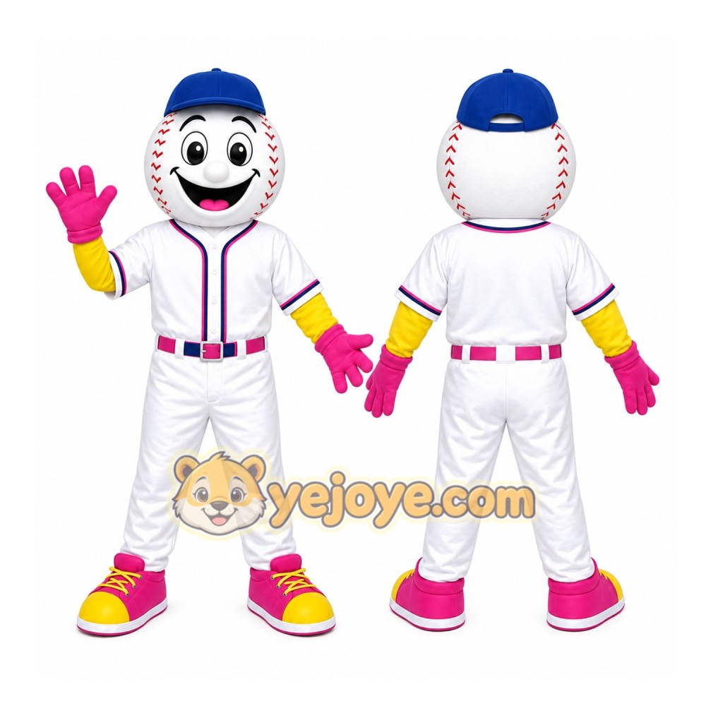 White Sports Character Mascot Costume White Sports Character Mascot Costume