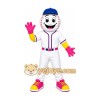 White Sports Character Mascot Costume White Sports Character Mascot Costume