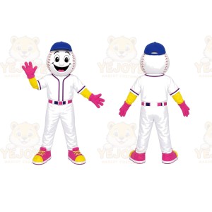 White Sports Character Mascot Costume
