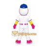 White Sports Character Mascot Costume White Sports Character Mascot Costume