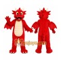 Red Dragon Mascot Costume