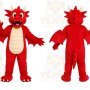 Red Dragon Mascot Costume