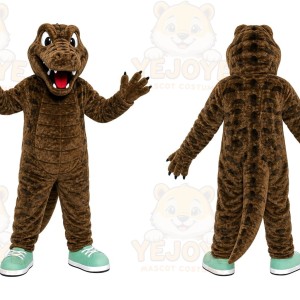 Cartoon Alligator Mascot Costume Adult Size
