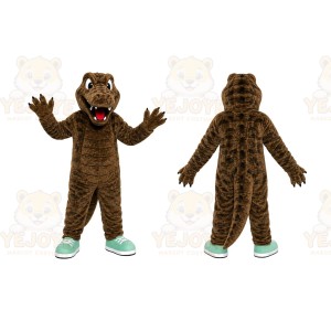 Cartoon Alligator Mascot Costume Adult Size